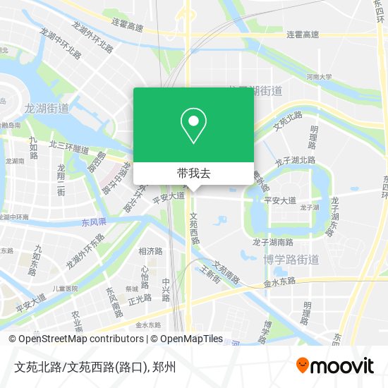 文苑北路/文苑西路(路口)地图