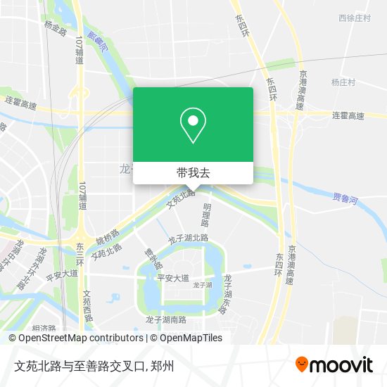 文苑北路与至善路交叉口地图