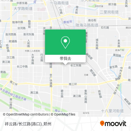 祥云路/长江路(路口)地图