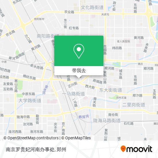 南京罗贵妃河南办事处地图