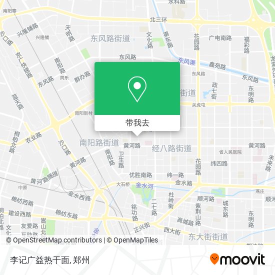 李记广益热干面地图