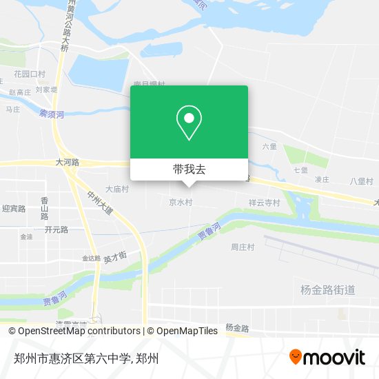 郑州市惠济区第六中学地图