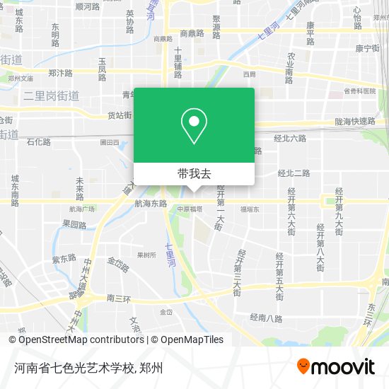 河南省七色光艺术学校地图