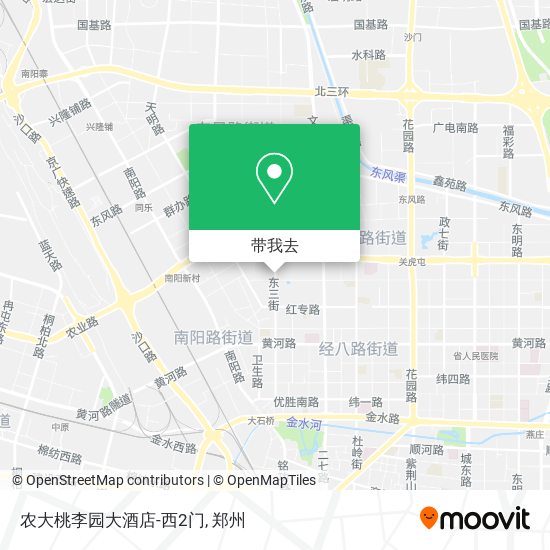 农大桃李园大酒店-西2门地图