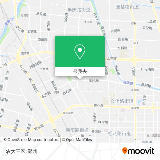 农大三区地图