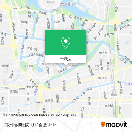 郑州颐和医院-颐和会堂地图