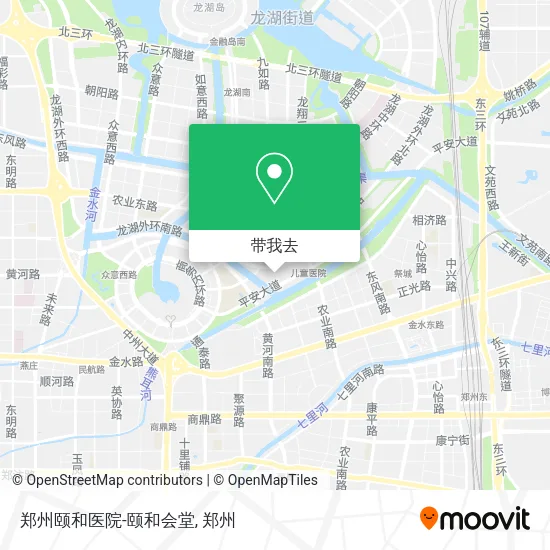 郑州颐和医院-颐和会堂地图