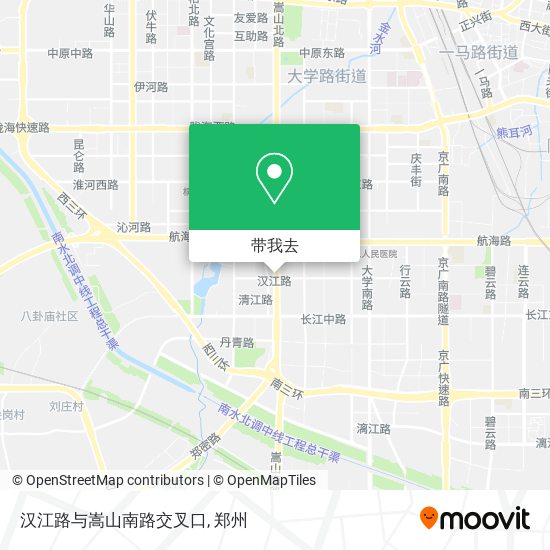 汉江路与嵩山南路交叉口地图