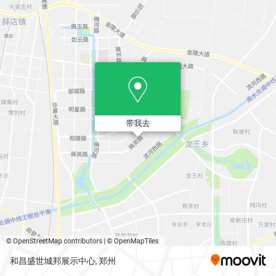 和昌盛世城邦展示中心地图