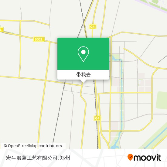 宏生服装工艺有限公司地图