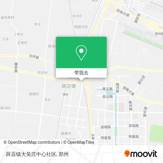 薛店镇大吴庄中心社区地图