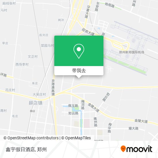 鑫宇假日酒店地图