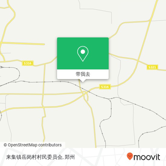 来集镇岳岗村村民委员会地图
