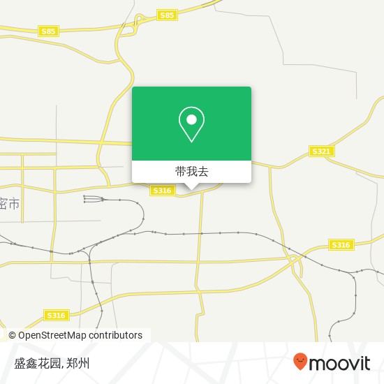 盛鑫花园地图