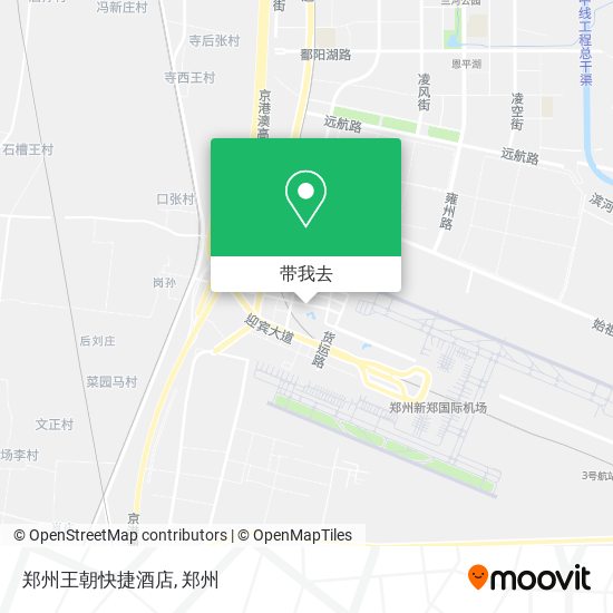 郑州王朝快捷酒店地图