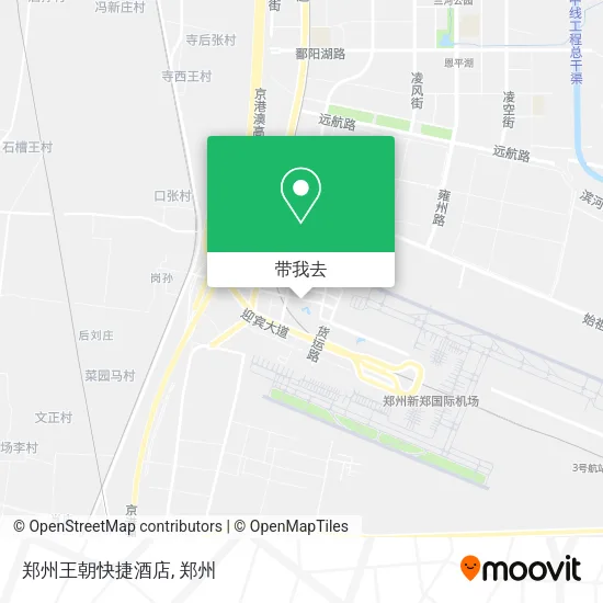 郑州王朝快捷酒店地图