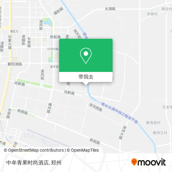 中牟青果时尚酒店地图