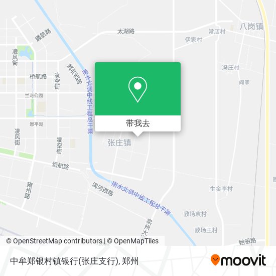 中牟郑银村镇银行(张庄支行)地图