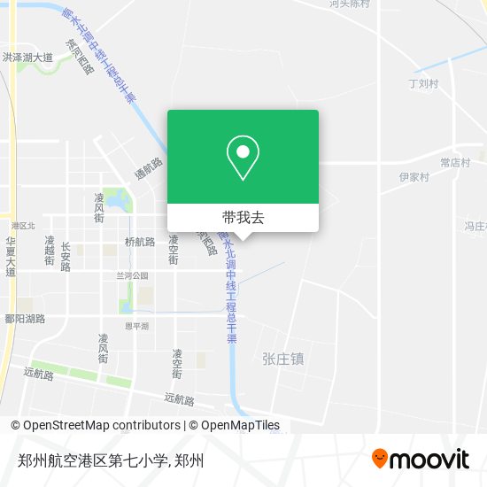 郑州航空港区第七小学地图