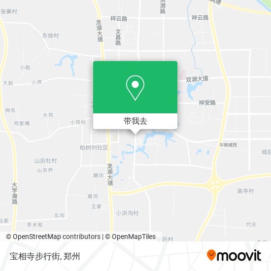 宝相寺步行街地图