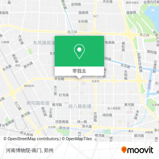 河南博物院-南门地图