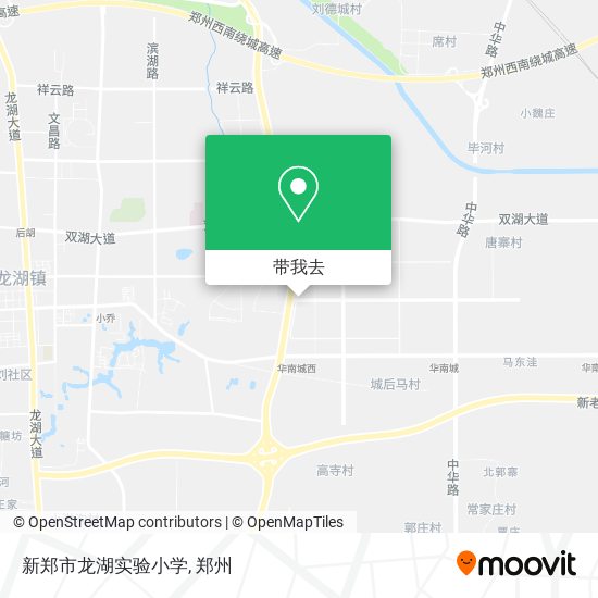 新郑市龙湖实验小学地图