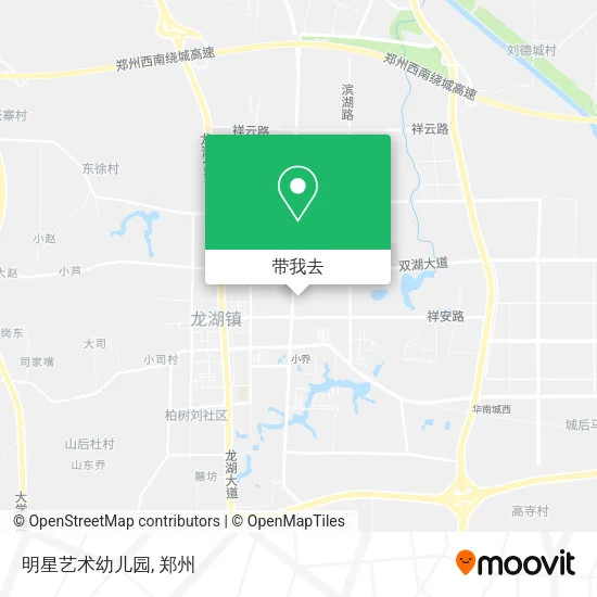 明星艺术幼儿园地图