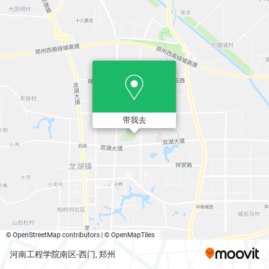 河南工程学院南区-西门地图