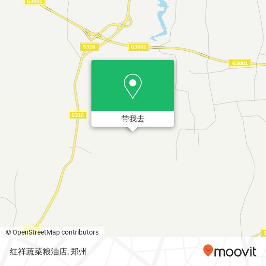 红祥蔬菜粮油店地图