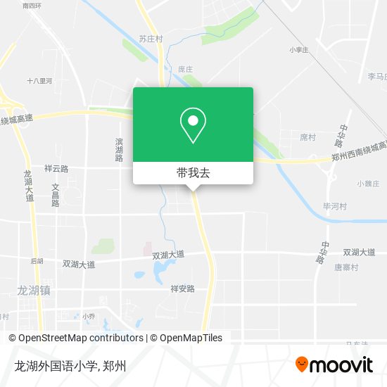 龙湖外国语小学地图