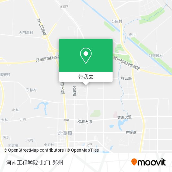 河南工程学院-北门地图