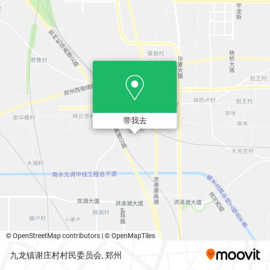 九龙镇谢庄村村民委员会地图