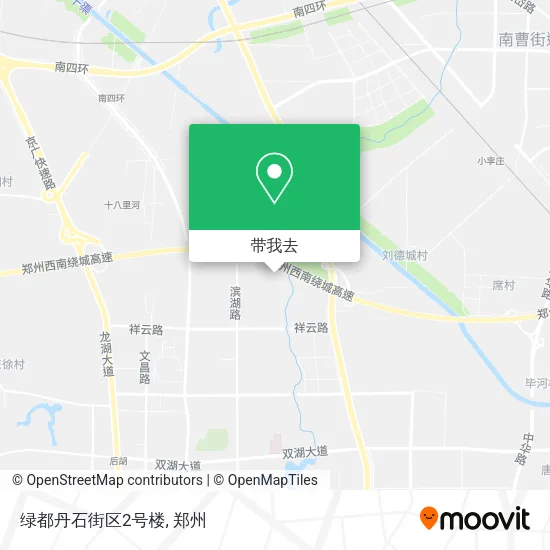 绿都丹石街区2号楼地图