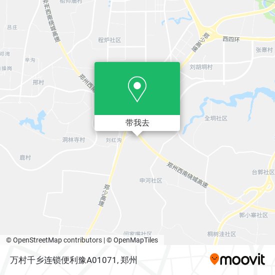 万村千乡连锁便利豫A01071地图