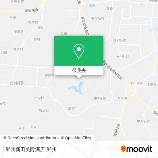郑州新田美爵酒店地图