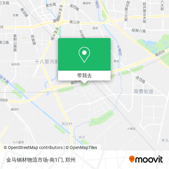 金马钢材物流市场-南1门地图