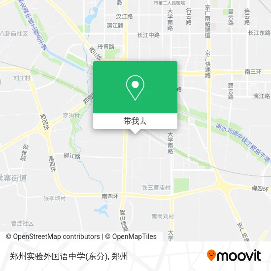 郑州实验外国语中学(东分)地图