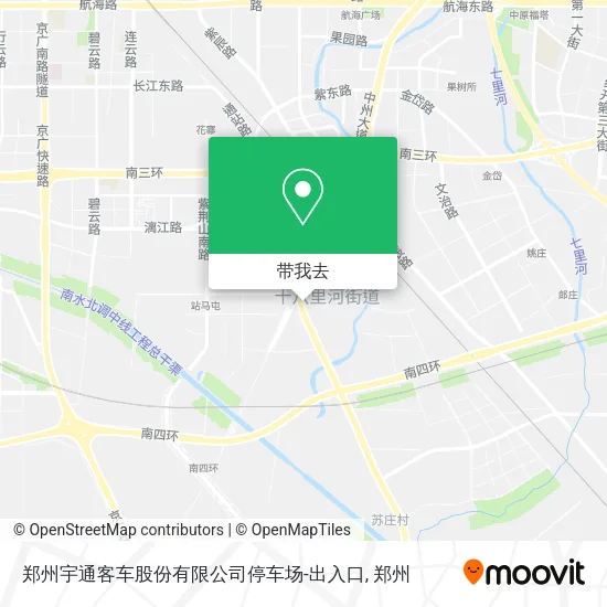 郑州宇通客车股份有限公司停车场-出入口地图