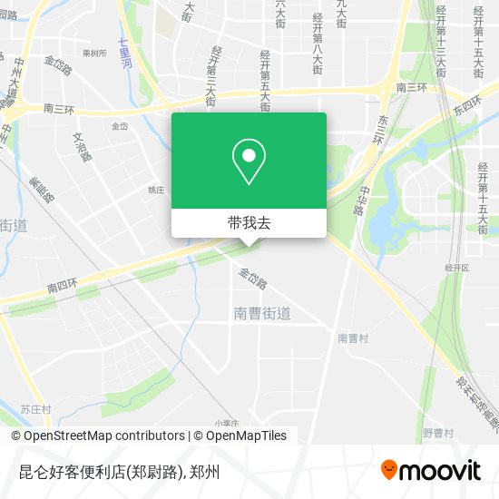 昆仑好客便利店(郑尉路)地图