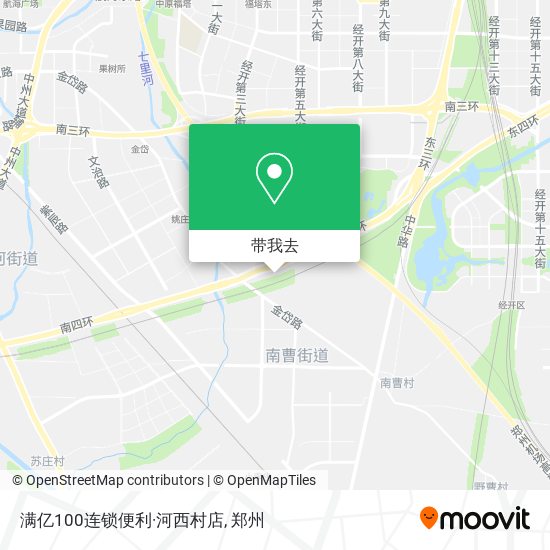 满亿100连锁便利·河西村店地图