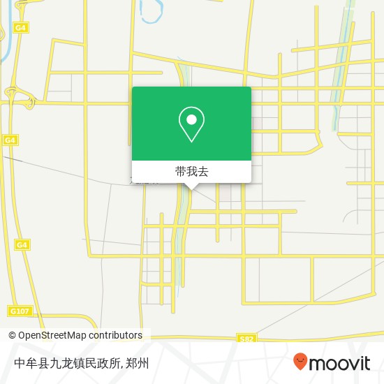 中牟县九龙镇民政所地图
