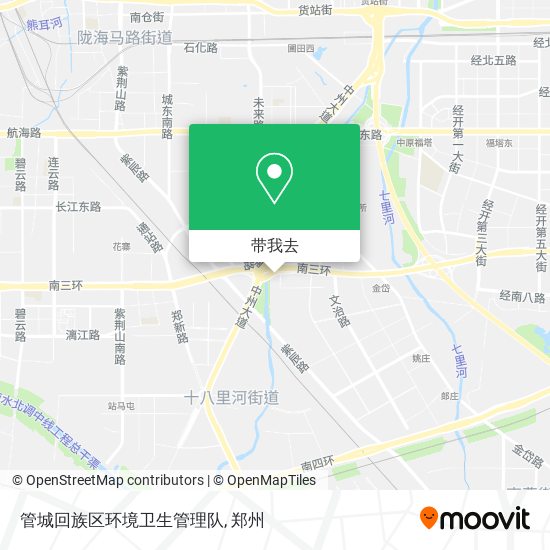 管城回族区环境卫生管理队地图