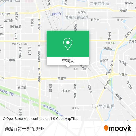商超百货一条街地图