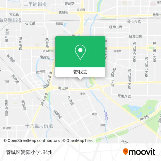 管城区嵩阳小学地图