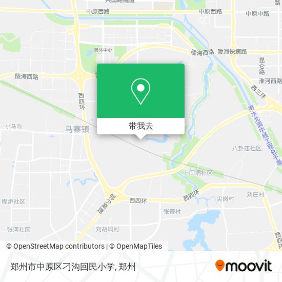 郑州市中原区刁沟回民小学地图