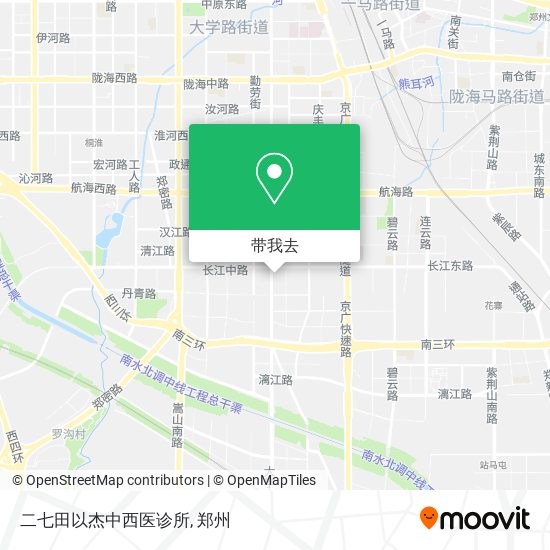 二七田以杰中西医诊所地图