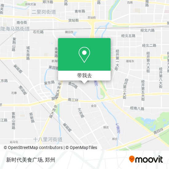 新时代美食广场地图