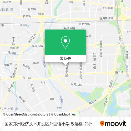 国家郑州经济技术开发区外国语小学-致远楼地图