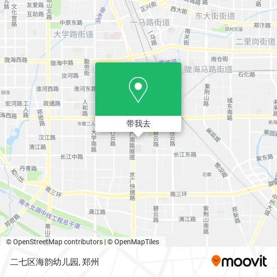 二七区海韵幼儿园地图