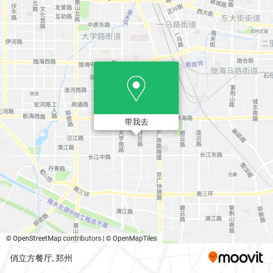 俏立方餐厅地图